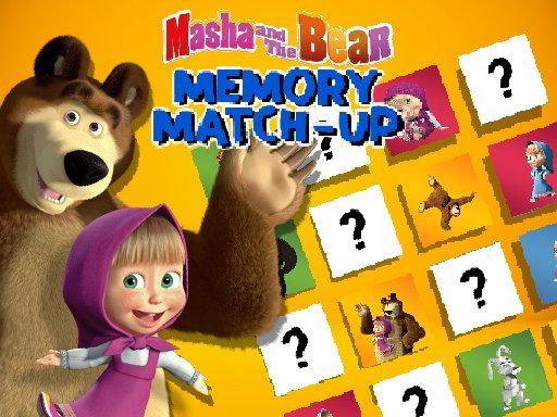 Masha and the Bear Memory Match Up