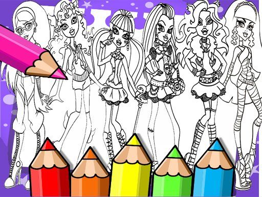 Monster High Coloring Book